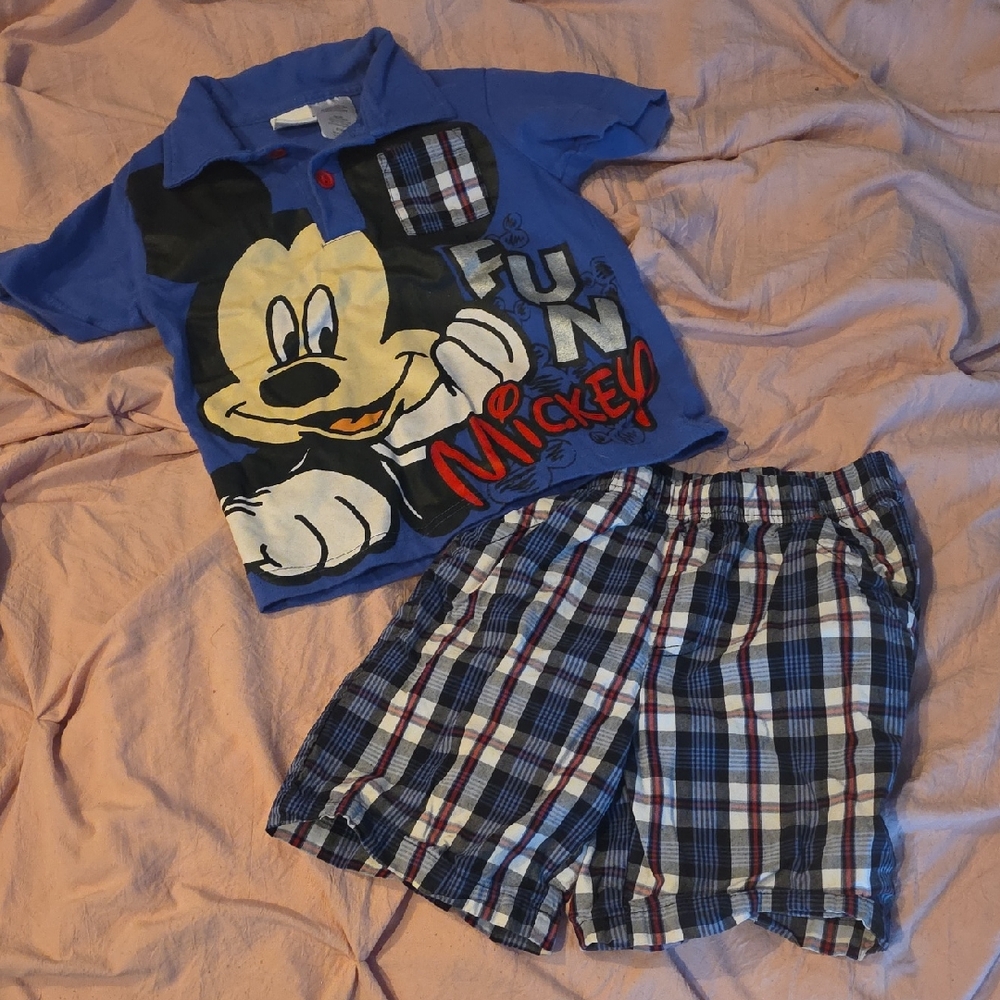 Mickey Mouse Blue and Red Kids Set